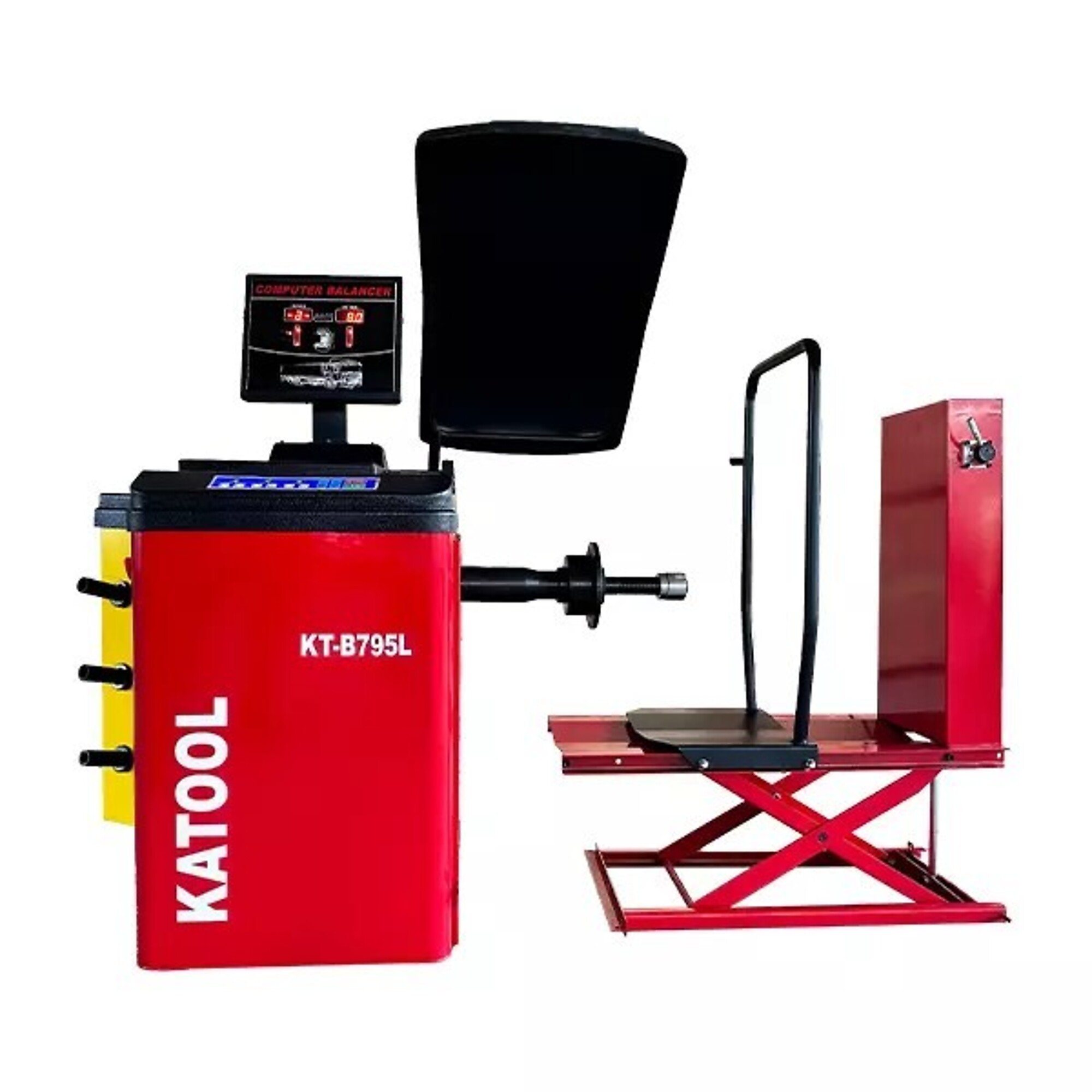 KATOOL, Wheel Balancer, Single Phase, Max. Rim Width 20in., Tire Diameter 51in., Model# KT-B795